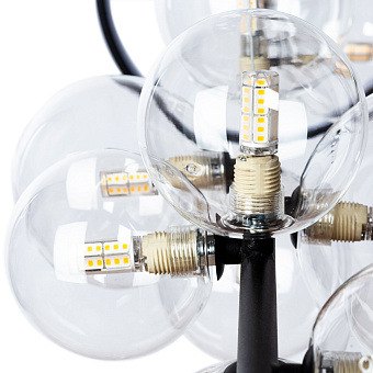 Светильник подвесной Arte Lamp SATURN A7790SP-50BK 80Вт LED