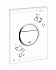 Панель смыва GROHE Nova Cosmopolitan 38847LI0 белый/хром