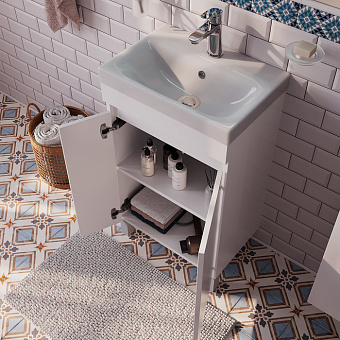 Тумба с раковиной IDDIS Zodiac ZOD5CDFi95K 34х49,4х87см