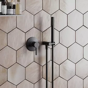 Смеситель для душа Paini Brera 74PZ690 чёрный (матовый)