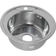 Мойка кухонная MELANA 490 002 t (*12) 49х49см хром