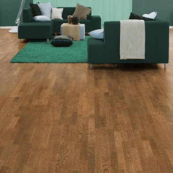 Паркетная доска KARELIA Spice дуб EBONY STONEWASHED 30111781A2627111 2266х188х14мм 3,41кв.м 3-полосная