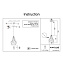Светильник подвесной Maytoni Eustoma MOD238-PL-01-B 40Вт E14