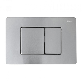 Панель смыва Abber AC0120MCH хром матовый