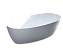 Ванна каменная SALINI ALDA 101911SMRF S-Stone матовая 178х92см отдельностоящая