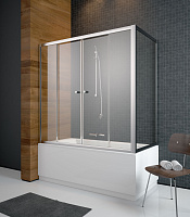 Стеклянная шторка на ванну RADAWAY Vesta S 70 150х70см