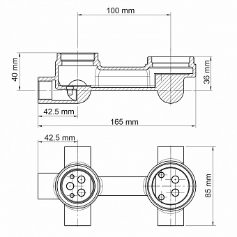 Смеситель для душа WASSERKRAFT Dinkel 5871 хром