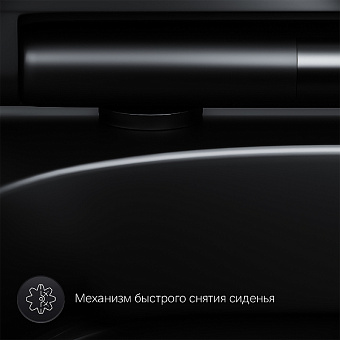 Унитаз подвесной AM-PM Spirit V2.0 C701700MBSC безободковый с микролифтом