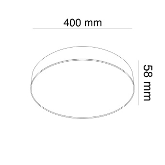 Светильник потолочный Maytoni Zon C032CL-L48B3K 48Вт LED