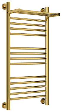 Полотенцесушитель СУНЕРЖА Богема+ с 1 полкой 03-0223-8040 золото