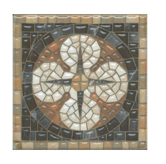 Вставка KERAMA MARAZZI Стемма HGD\A439\1146H разноцветный 9,8х9,8см 0,294кв.м.