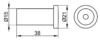 Крючок Keuco Plan 14916370000 чёрный