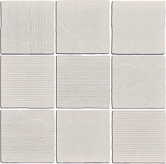 Матовый керамогранит WOW Gea 120289 Carved Linen 12,1х12,1см 0,542кв.м.