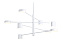 Люстра подвесная Ambrella COMFORT LineTech FL51688 48Вт 8 лампочек LED