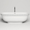 Ванна каменная SALINI GRECA 103021M S-Stone матовая 180х80см отдельностоящая