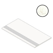 Плитка для ступеней Atlas Concord Италия Marvel Shine A436 Calacatta Prestigio Gradino Lapp 37,5х75см 0,281кв.м. лаппатированная