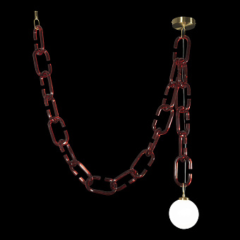 Светильник подвесной Loft It Chain 10128C Red 40Вт G9