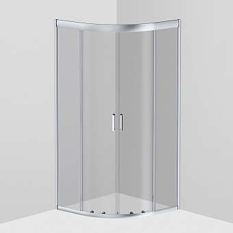 Угловое ограждение AM-PM Gem W90G-401-090WT 190х90см стекло прозрачное