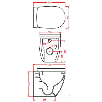 Биде напольное ArtCeram FILE 2.0 FLB002 01 30