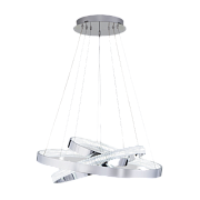 Светильник подвесной Eurosvet Posh 90276/3 хром Smart 80Вт LED