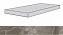 Плитка для ступеней Atlas Concord Россия Allure 620070001761 Grey Beauty Scalino Angolare Sx 33х160см 0,528кв.м. матовая