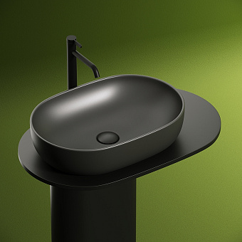 Раковина накладная Ceramica Nova ELEMENT CN6047MDH 60х41,5см