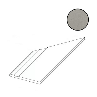 Угол Atlas Concord Россия Rinascente 620090000922 Grey Bordo Piscina Angolo Sx 20х60см