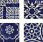 Вставка Atlas Concord Италия Axi ANIO Bottone Decorato Mix 4 7,5х7,5см 0,09кв.м.