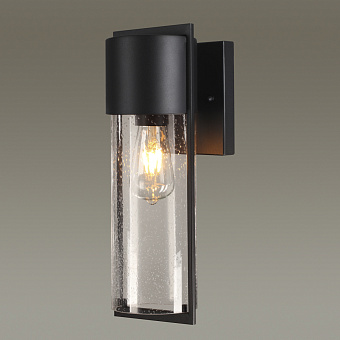 Светильник фасадный Odeon NATURE 4962/1W 60Вт IP44 E27 чёрный