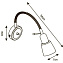 Спот Arte Lamp LETTURA A7009AP-1SS 40Вт 1 лампа E14