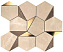 Керамическая мозаика Atlas Concord Италия Marvel Edge 9EHS Gold Hex Sable-Brown 29х25,1см 0,437кв.м.