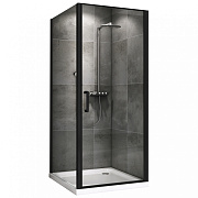 Угловое ограждение Abber Sonnenstrand AG04100B-S100B 195х100см стекло прозрачное