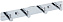Крючок FIXSEN HOTEL FX-31005-4 полированная сталь