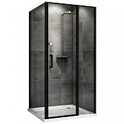 Угловое ограждение Abber Sonnenstrand AG04120BS-S80B 195х80см стекло прозрачное