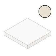 Плитка для ступеней Atlas Concord Италия Prism A4ZD Cotton Scalino Angolare Silk 33х33см 0,109кв.м. сатинированная