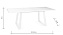 Кухонный стол раскладной AERO 90х160х75см закаленное стекло/сталь White Glass