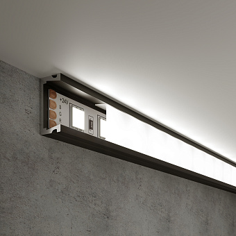 Профиль для светодиодной ленты Elektrostandard a053619 LL-2-ALP006 2000мм чёрный