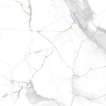Полированный керамогранит Global Tile Calacatta Imperial_GT GT60606103PR белый 60х60см 1,44кв.м.