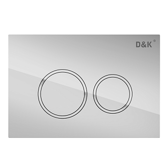 Панель смыва D&K DB1529001 хром