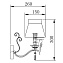 Светильник настенный Maytoni Bird ARM013-01-W 40Вт E14
