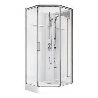 Душевая кабина AQUANET Passion P 2.0 263870 90х90х213см стекло прозрачное