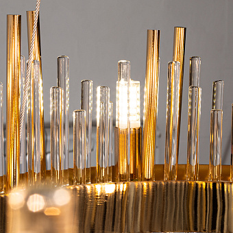 Люстра подвесная Arte Lamp ACAPULCO A1007SP-10GO 40Вт 10 лампочек G9