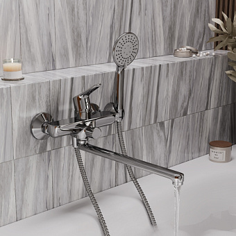 Смеситель для ванны WASSERKRAFT Lippe 4502L хром