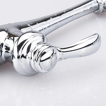 Смеситель для кухни Maxonor MN4076 поворотный излив хром