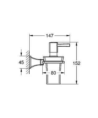 Дозатор GROHE Grandera 40627000 белый/хром
