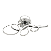 Светильник потолочный Eurosvet Shaft 90127/2 хром 128Вт LED