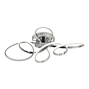 Светильник потолочный Eurosvet Shaft 90127/2 хром 128Вт LED