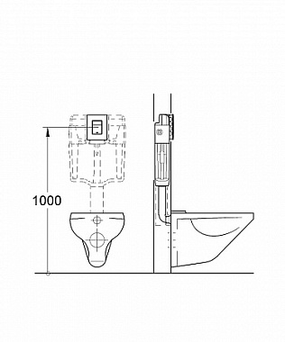 Панель смыва GROHE Skate Cosmopolitan 38845MF0 хром