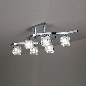 Люстра потолочная Mantra CUADRAX 0950 30Вт 6 лампочек G9