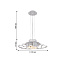 Люстра подвесная Favourite Ully 2073-7P 25,2Вт 7 лампочек LED